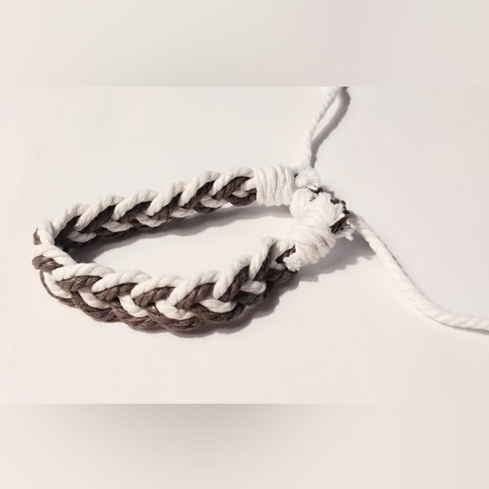 ‎Braided bracelet men's brown new d27